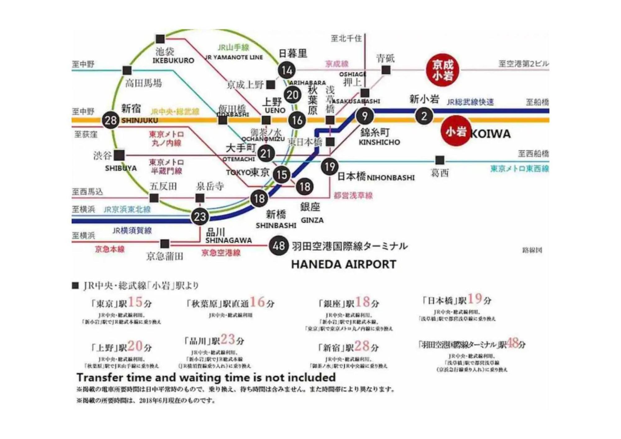 Jr 66sqm 1f Family 2ldk Jr Koiwa-keisei Koiwa-asakusa-oshiage-shinjuku-ueno Appartement Tōkyō